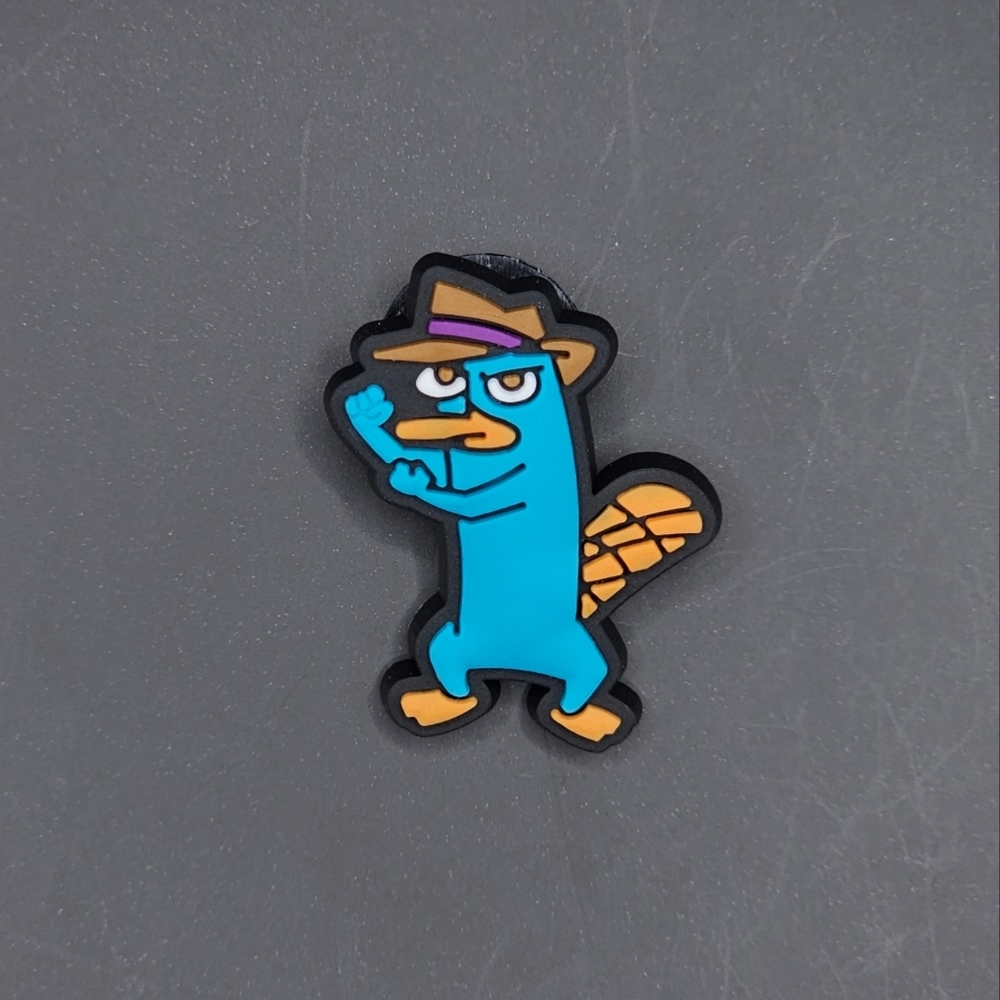 (5/$15) Perry the Platypus Croc Charm